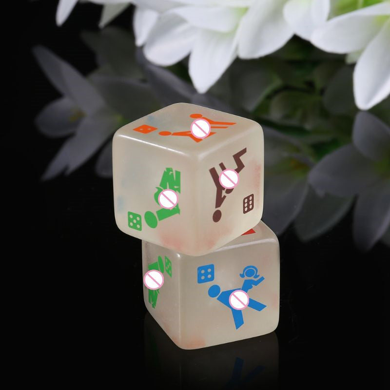 Glow-in-the-Dark Romantic Dice β Fun for Couples