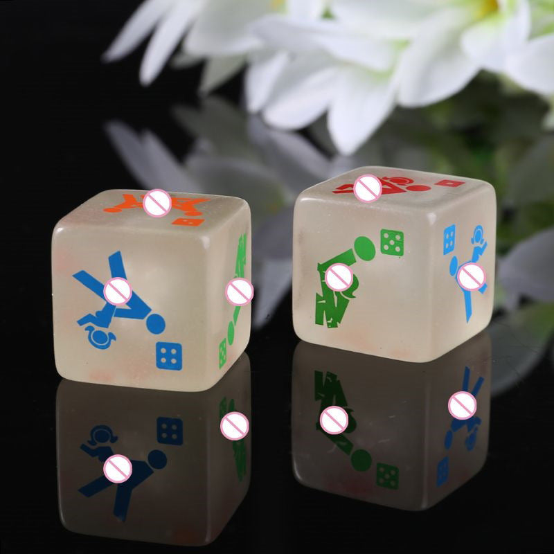 Glow-in-the-Dark Romantic Dice β Fun for Couples