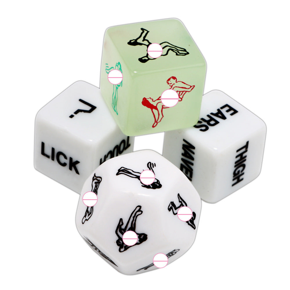 Glow-in-the-Dark Romantic Dice β Fun for Couples