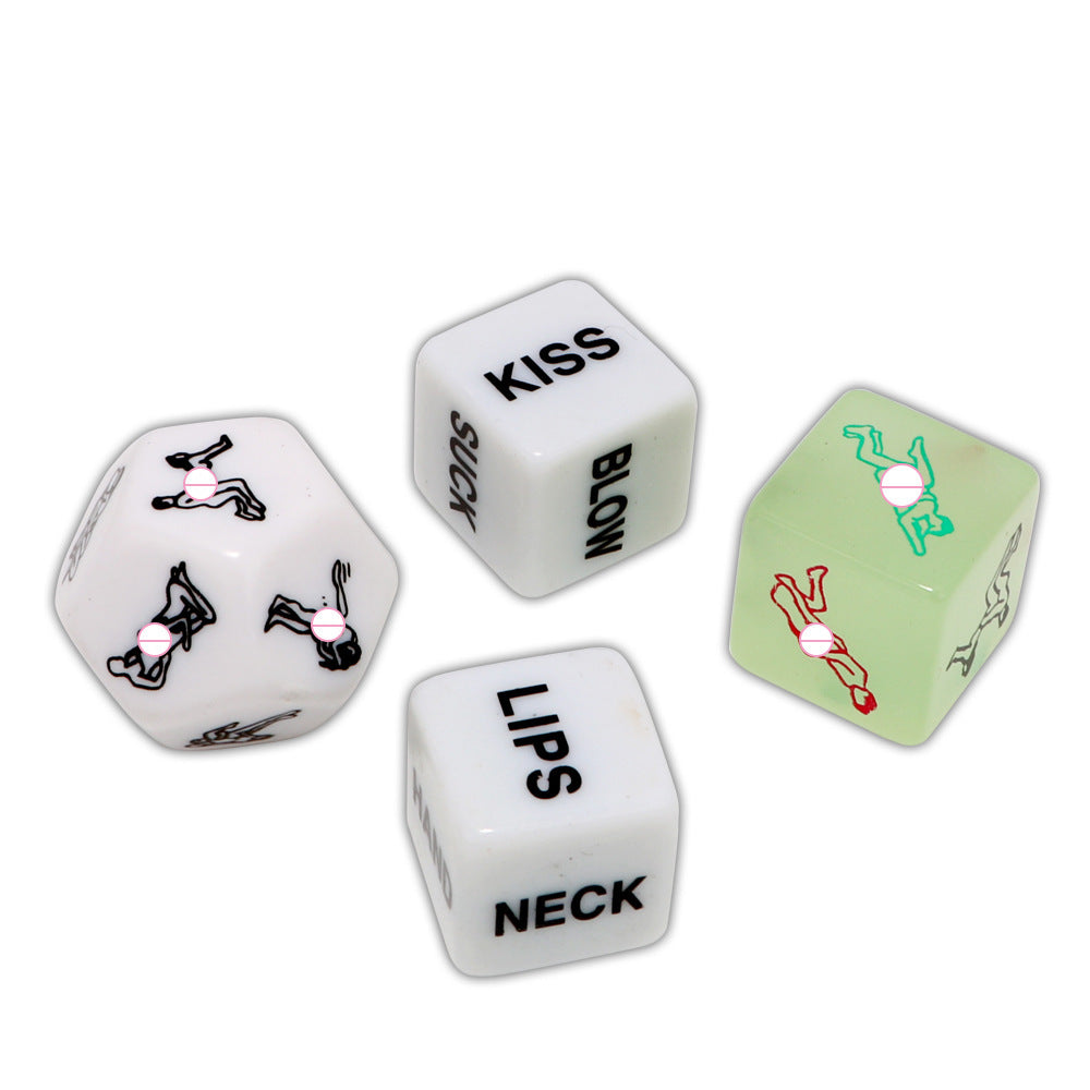 Glow-in-the-Dark Romantic Dice β Fun for Couples
