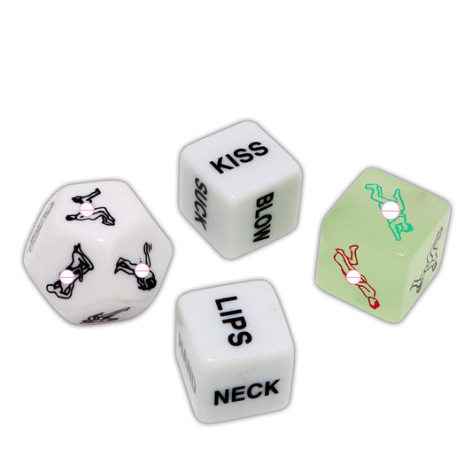 Glow-in-the-Dark Romantic Dice – Fun for Couples